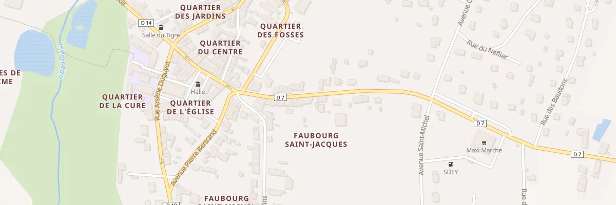 Plan du 19 Rue Jean Jacques Rousseau à Champignelles