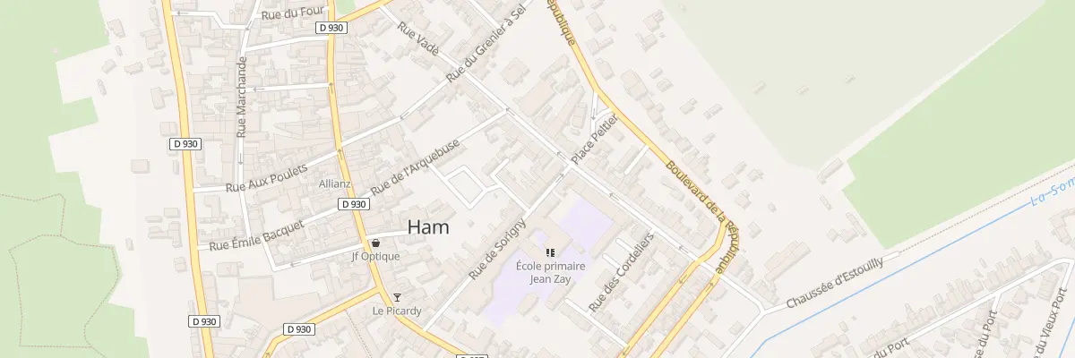Plan du 31 Rue de Sorigny à Ham