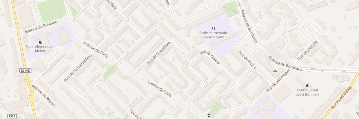 Plan du 90 Rue de Fretin à Faches-Thumesnil