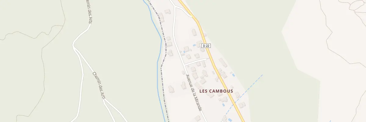 Plan du 5191 Les Cambous à Taussac-la-Billière
