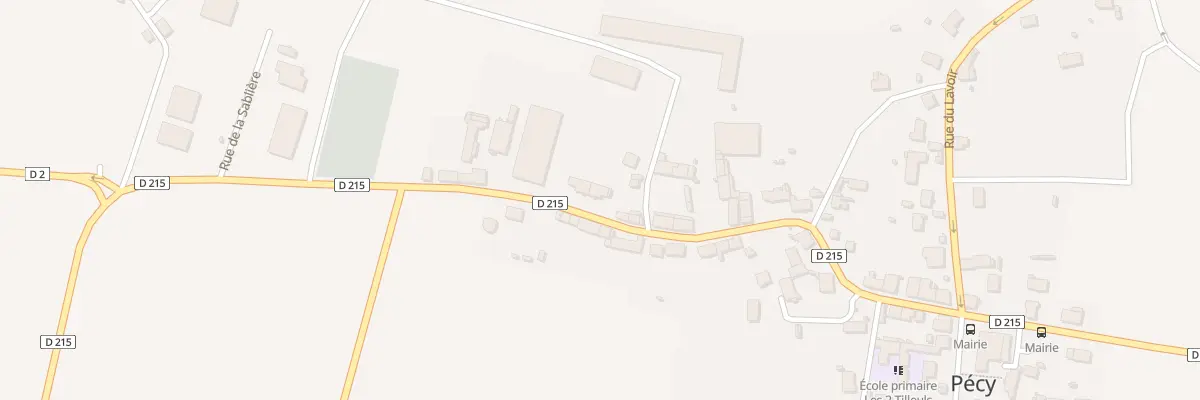 Plan du 9 Rue du Général de Gaulle à Pécy