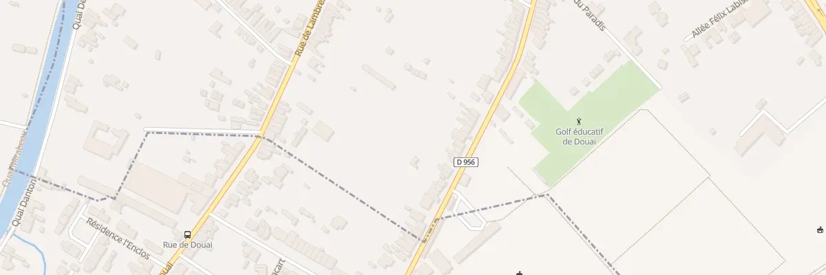 Plan du 556 Rue de Férin à Douai