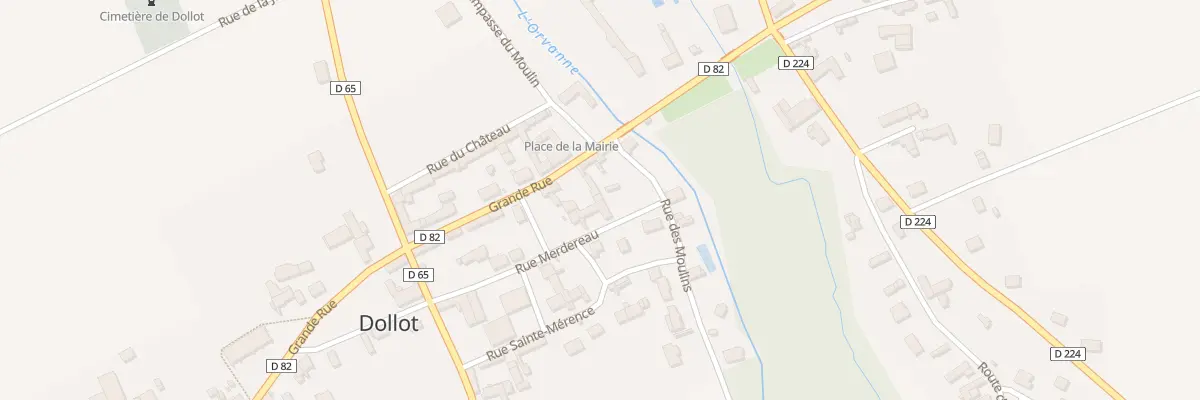 Plan du 1B Rue des Moulins à Dollot