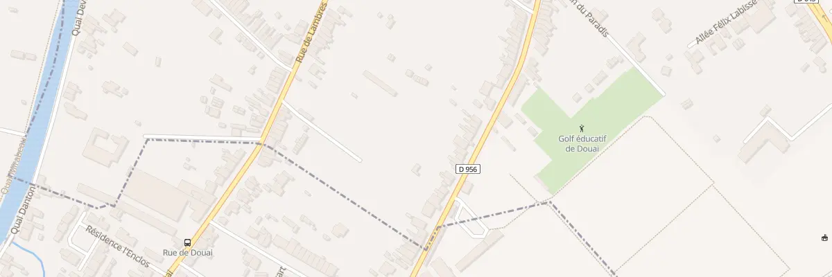Plan du 550 Rue de Férin à Douai