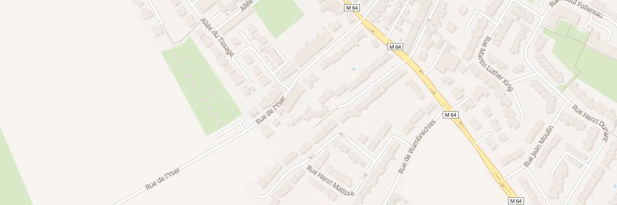 Plan du 39 Rue de l’Yser à Linselles