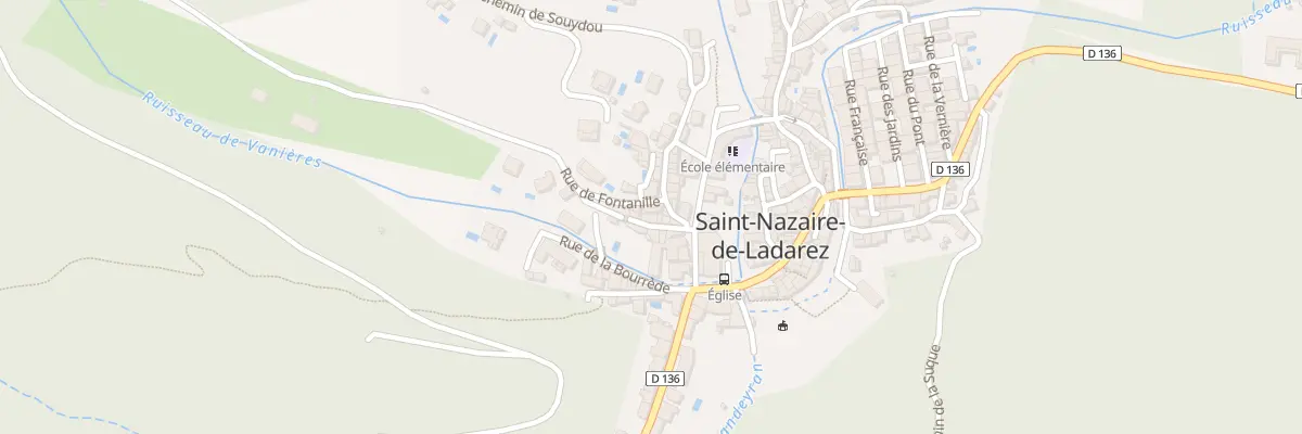 Plan du 1 Rue de Mont Cabrel à Saint-Nazaire-de-Ladarez
