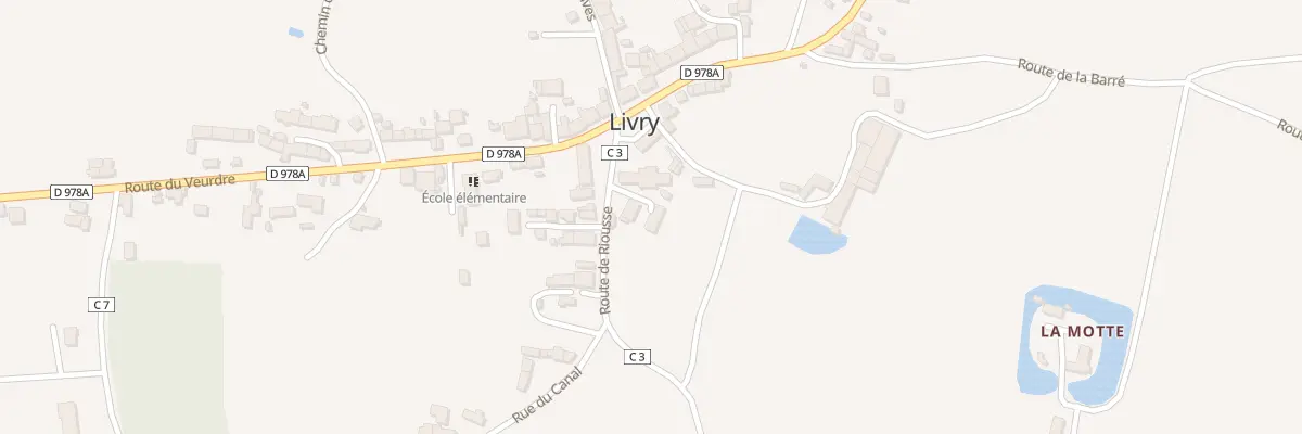 Plan du 1 Rte de Riousse à Livry