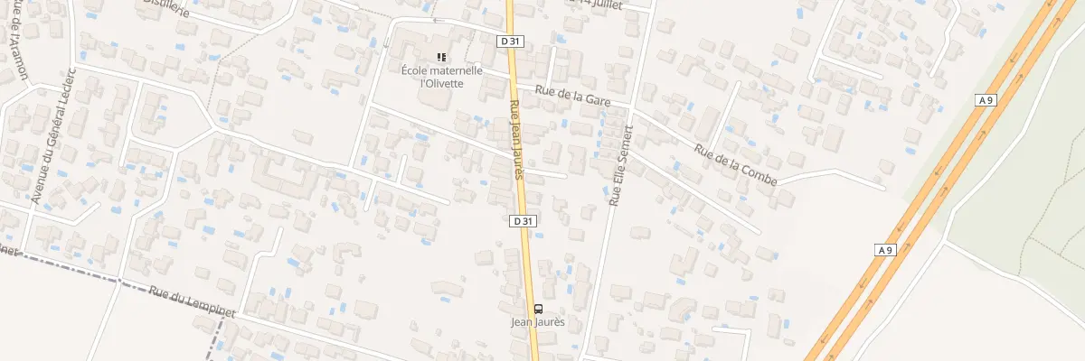 Plan du 31 Rue Jean Jaures à Vinassan