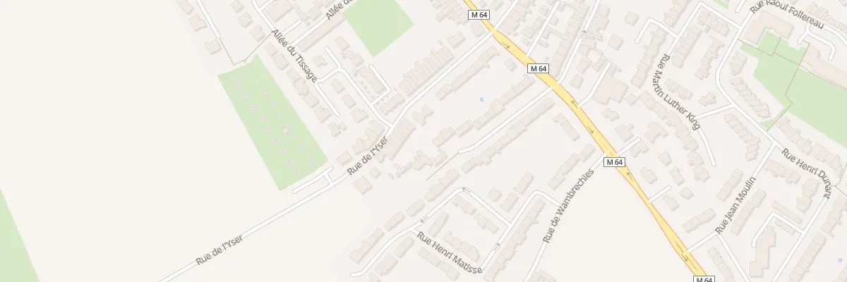 Plan du 37 Rue de l’Yser à Linselles