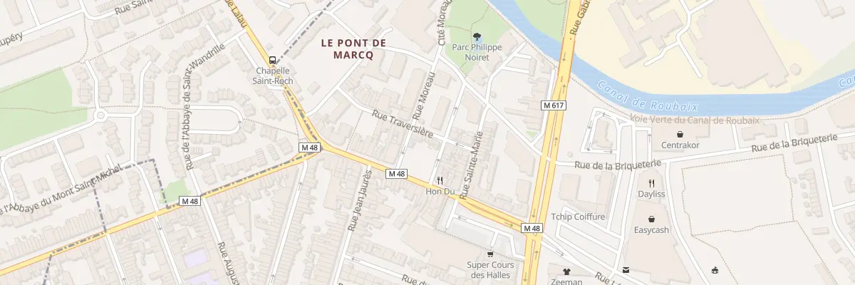 Plan du 11 Rue Traversière à Marcq-en-Barœul