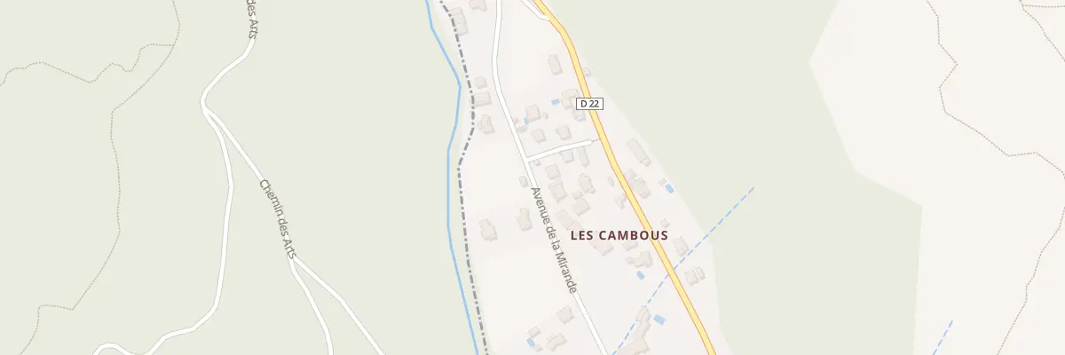 Plan du 5191 Les Cambous à Taussac-la-Billière