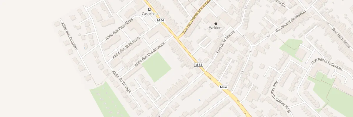 Plan du 39 Rue Castelnau à Linselles