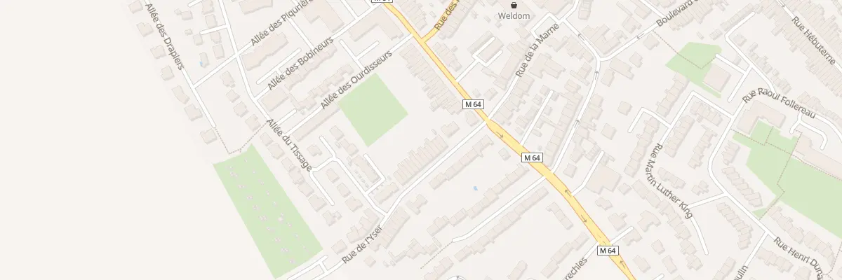 Plan du 22 Rue de l’Yser à Linselles