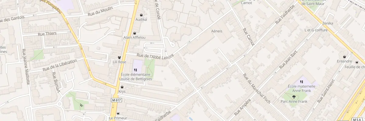 Plan du 9 Rue de Paris à La Madeleine