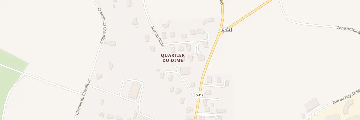 Plan du 9010 Qua du Dime à Teilhède