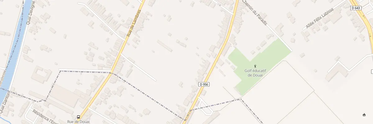 Plan du 528 Rue de Férin à Douai