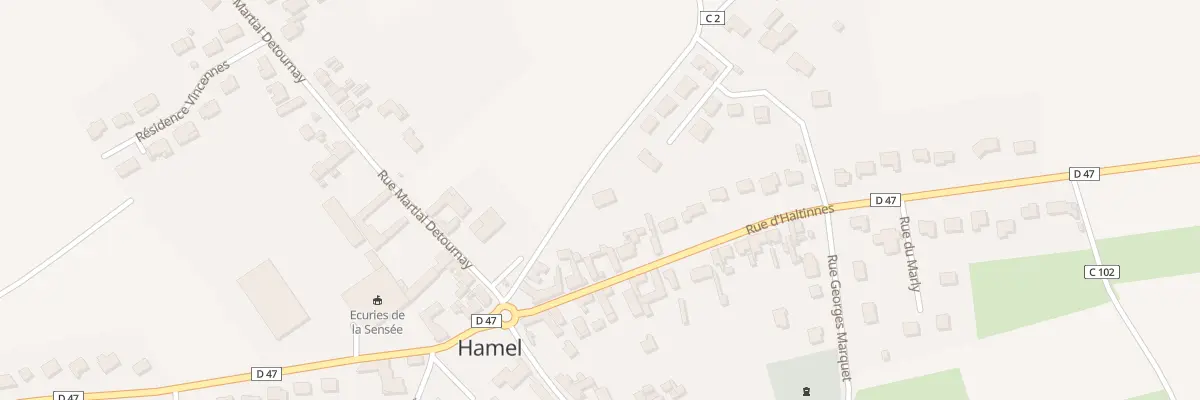 Plan du 3 Rte de Douai à Hamel