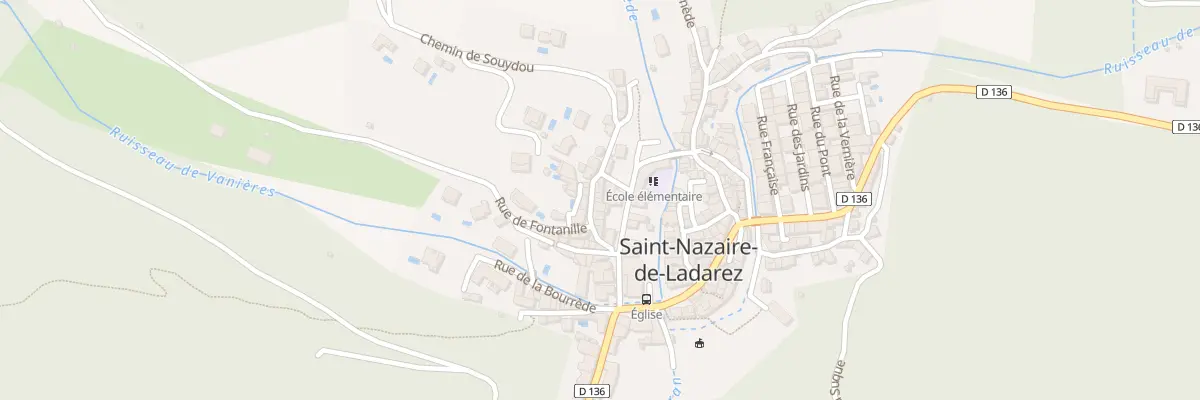 Plan du 1 Rue de la Carriérasse à Saint-Nazaire-de-Ladarez