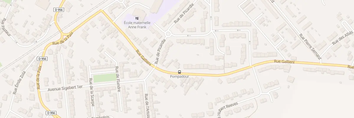 Plan du 960 Rue Gallieni à Lambres-lez-Douai