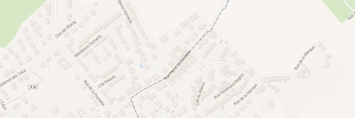 Plan du 59A Rue Pierre Brossolette à Thumeries