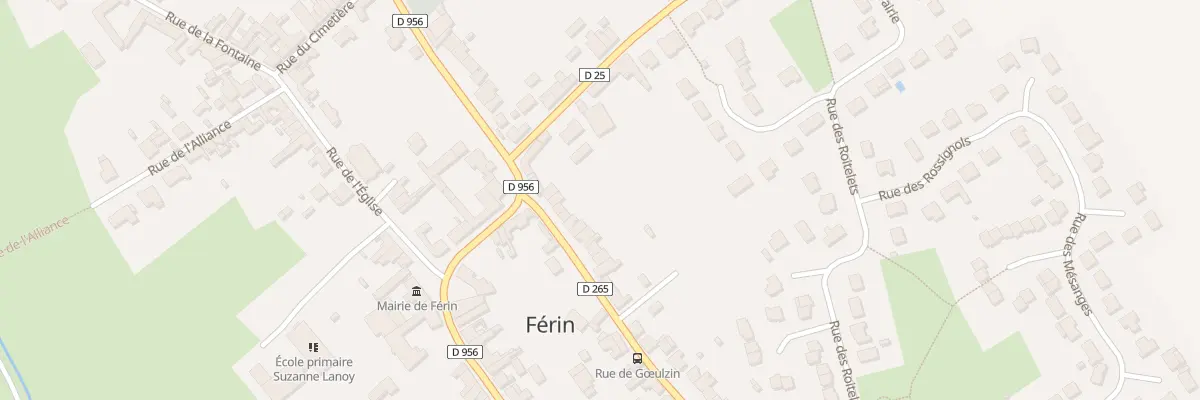 Plan du 9 Rue de Goeulzin à Férin