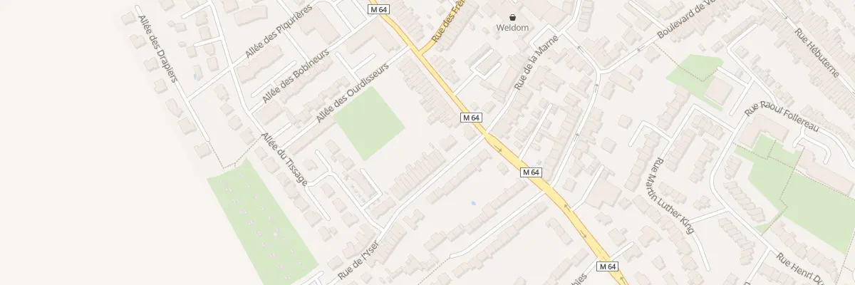 Plan du 16 Rue de l’Yser à Linselles