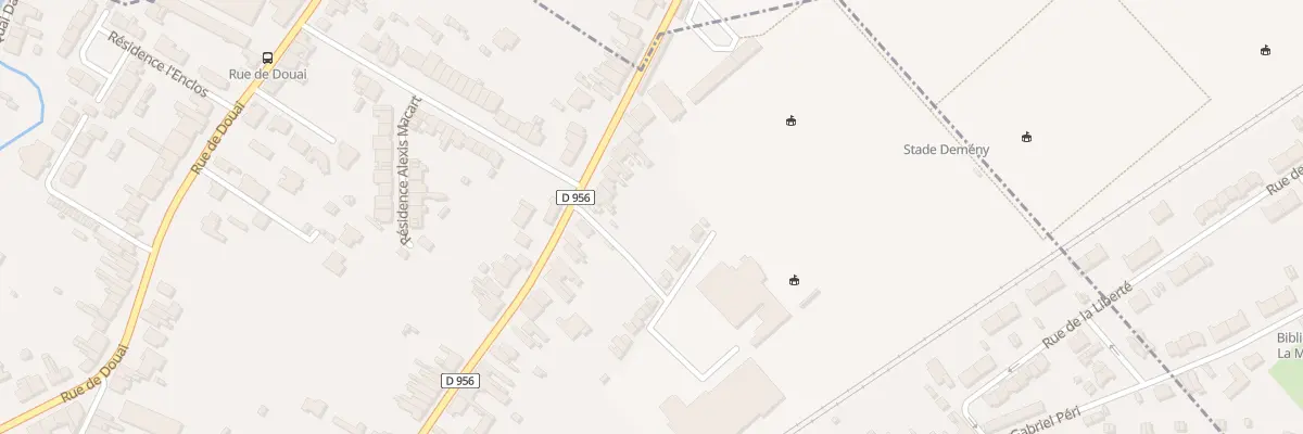 Plan du 92 Rue de la République à Lambres-lez-Douai