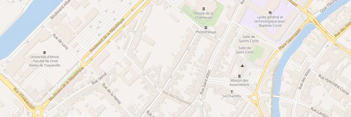 Plan du 209 Rue Jean de Bologne à Douai
