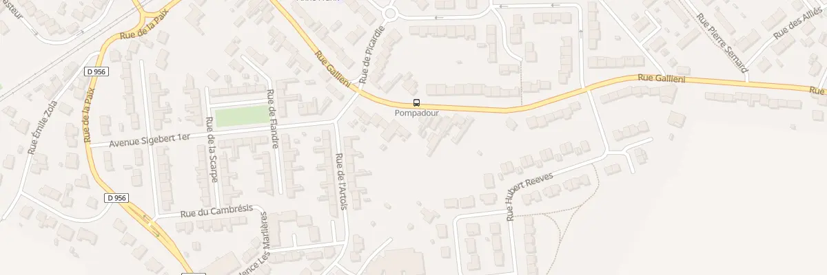 Plan du 915 Rue Gallieni à Lambres-lez-Douai