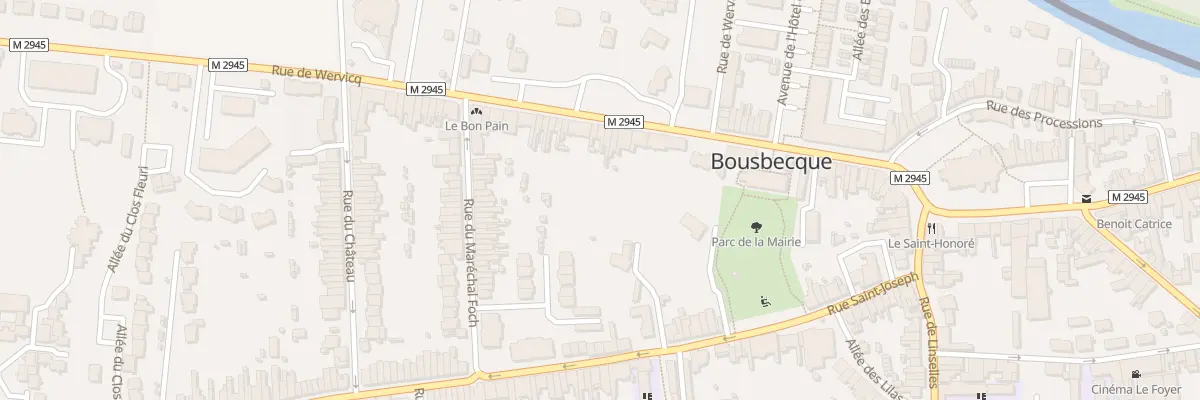 Plan du 29 Rue de Wervicq à Bousbecque