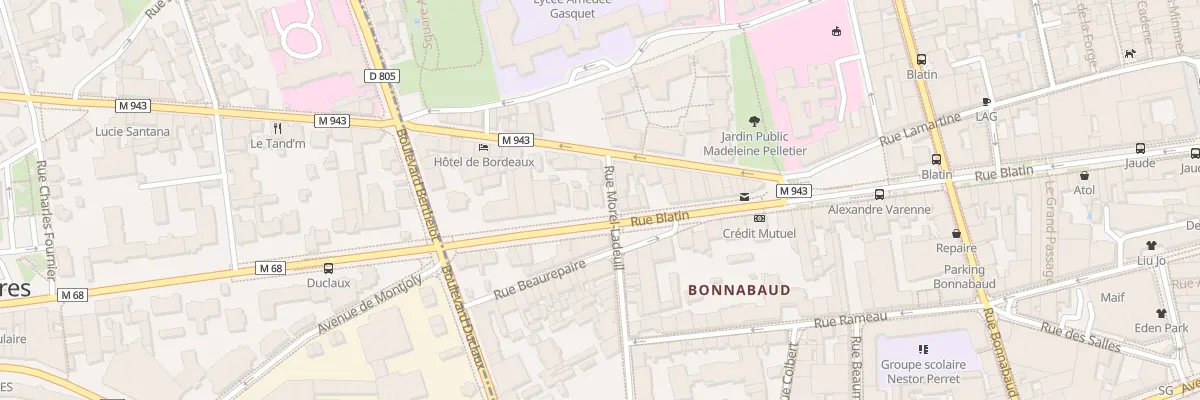 Plan du 60 Rue Blatin à Clermont-Ferrand