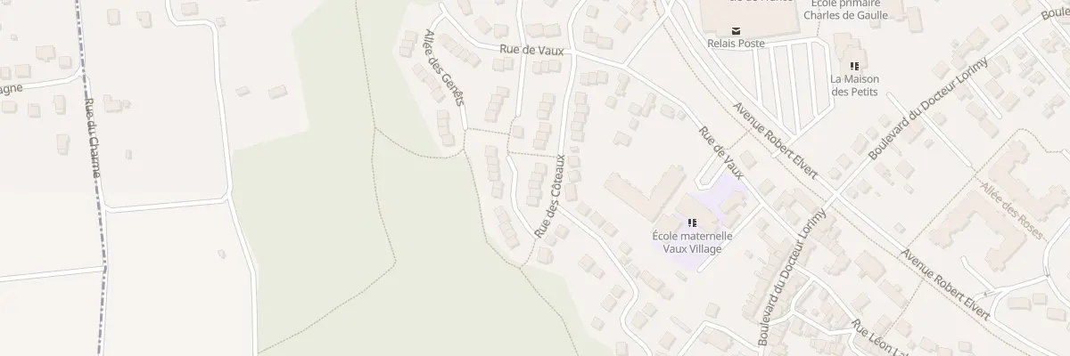 Plan du 18 Rue des Coteaux à Coulommiers