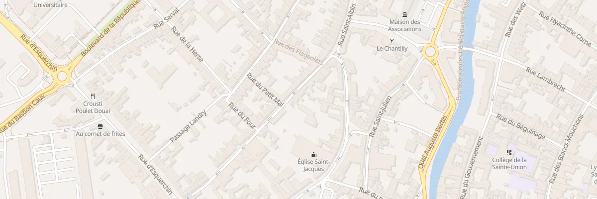 Plan du 83 Rue du Bloc à Douai