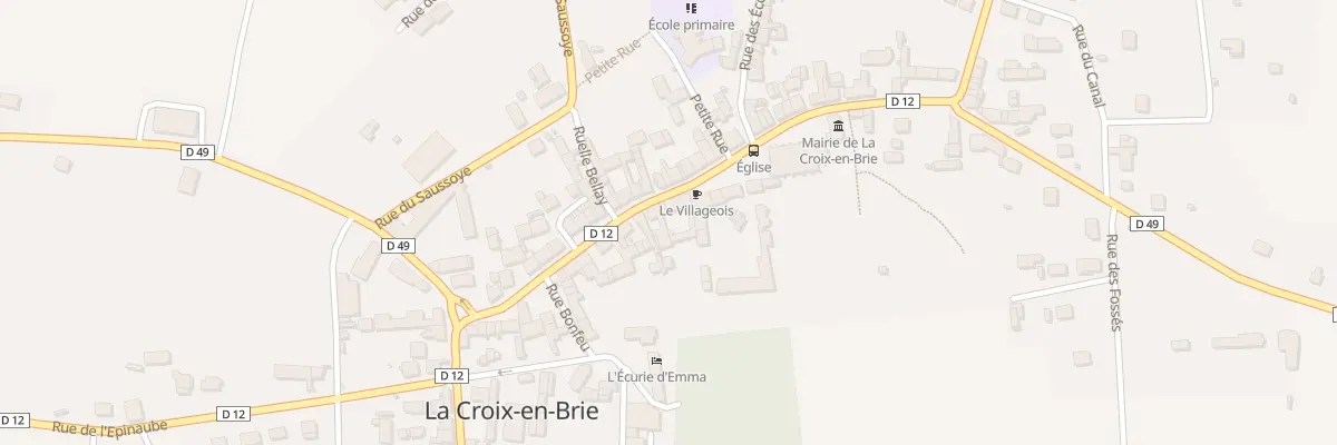 Plan du 28 Rue des Templiers à La Croix-en-Brie