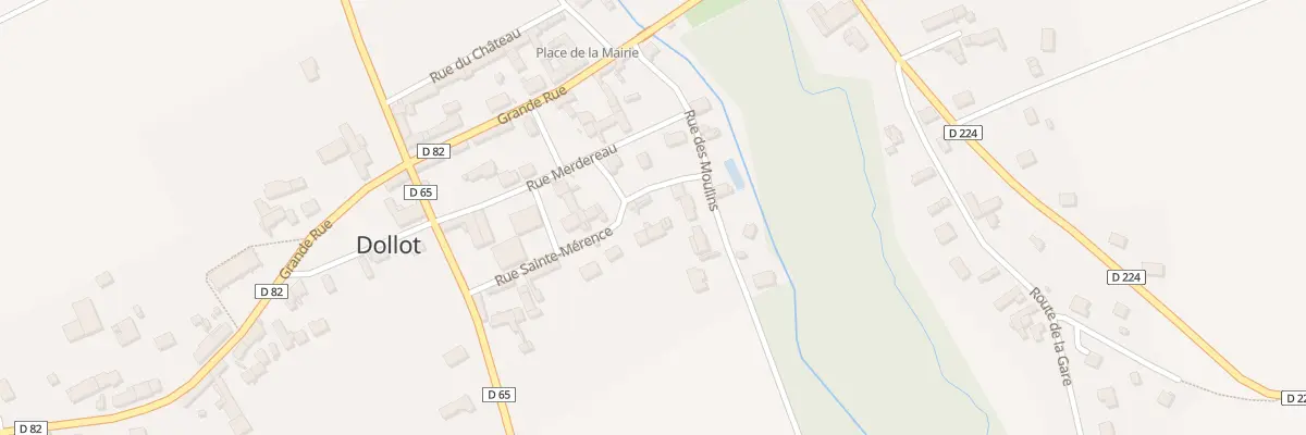 Plan du 12 Rue de Ste Merence à Dollot