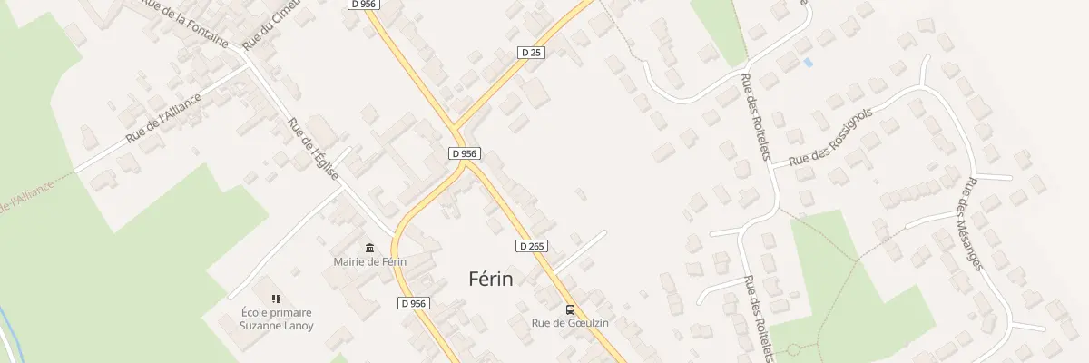 Plan du 11B Rue de Goeulzin à Férin