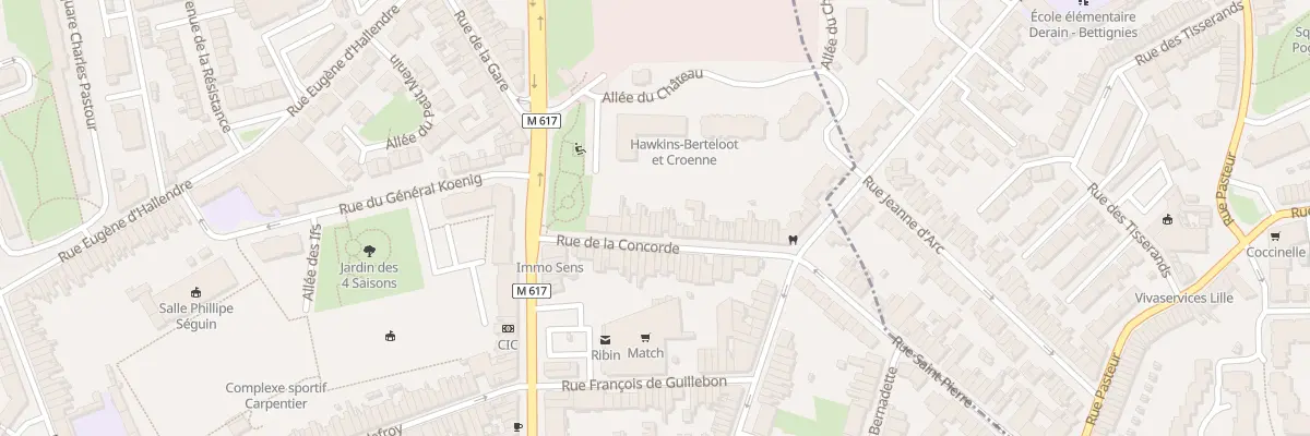 Plan du 25 Rue de la Concorde à La Madeleine