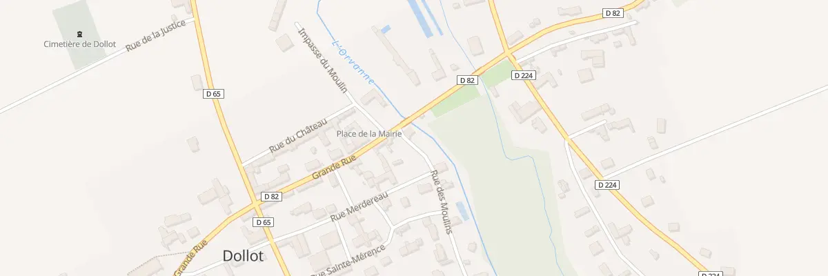 Plan du 54 Sur le Preau à Dollot