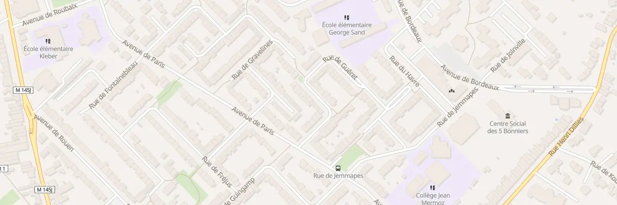 Plan du 27 Rue de Guéret à Faches-Thumesnil