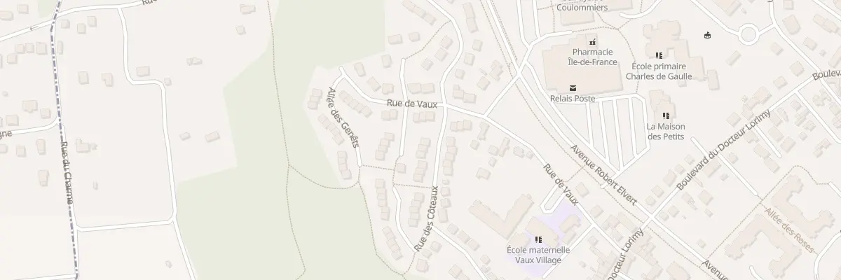 Plan du 4 Rue des Coteaux à Coulommiers