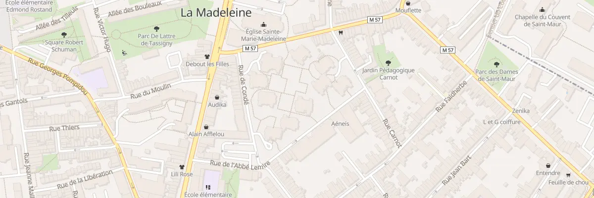 Plan du 2 Rue Pasteur à La Madeleine