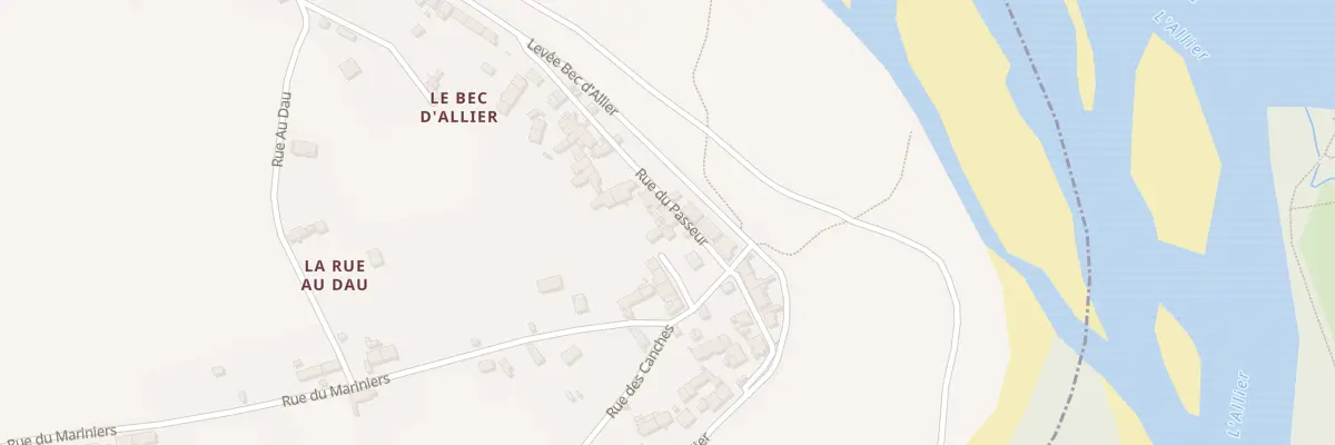 Plan du 10 Rue du Passeur à Cuffy