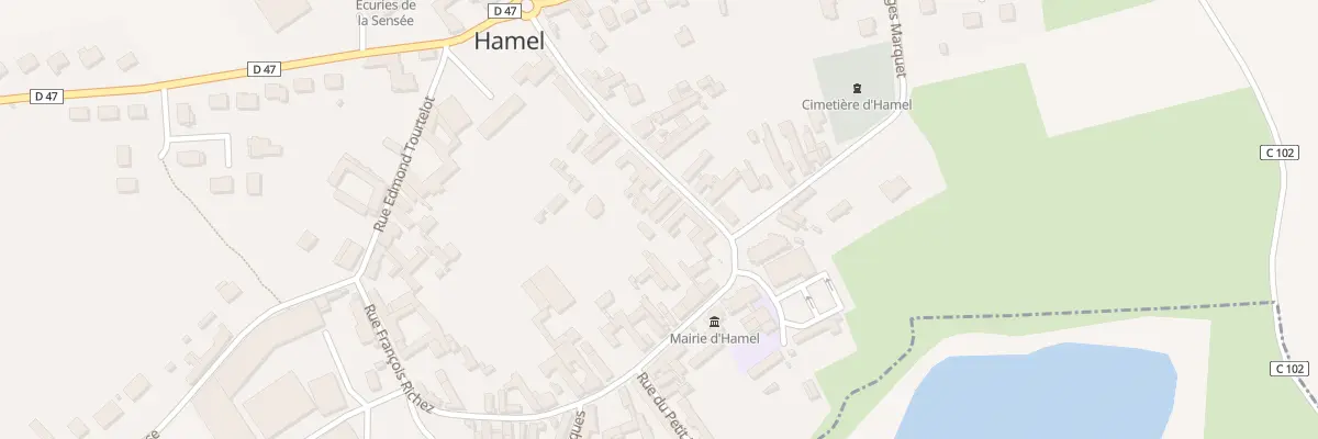 Plan du 34 Rue Francois Delplanque à Hamel
