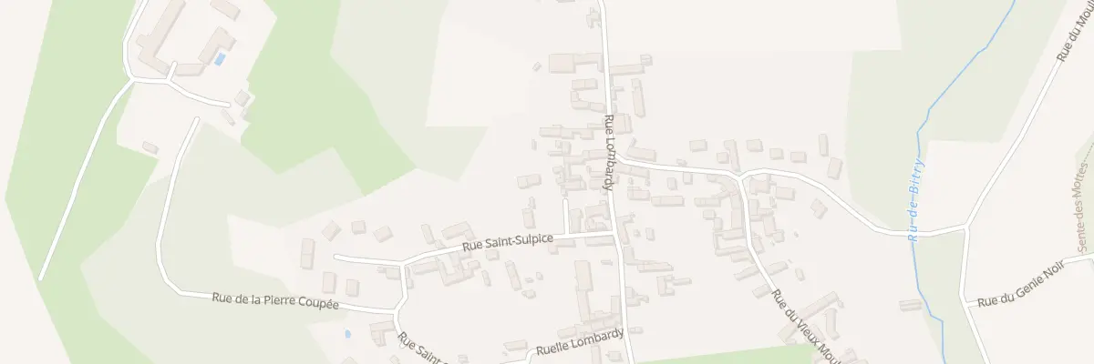Plan du 8 Rue Saint-Sulpice à Bitry