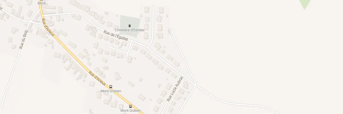Plan du 3 Rue Jean Moulin à Estrées