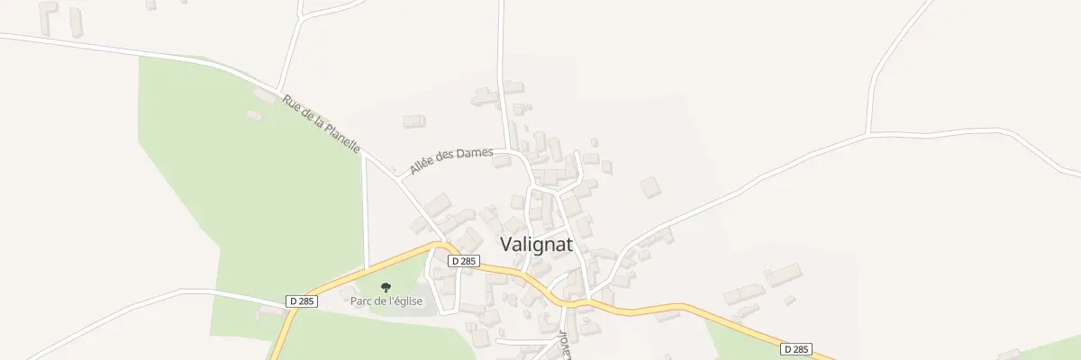 Plan du 14 Rue du Musee à Valignat