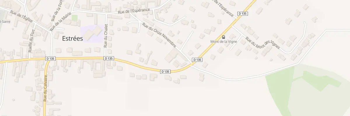 Plan du 2 Rue du General de Gaulle à Estrées