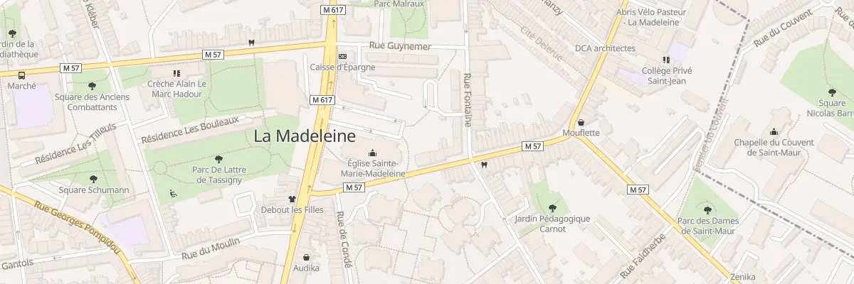 Plan du 5 Rue Pasteur à La Madeleine