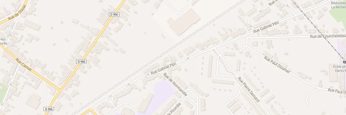 Plan du 259 Rue Gabriel Peri à Lambres-lez-Douai