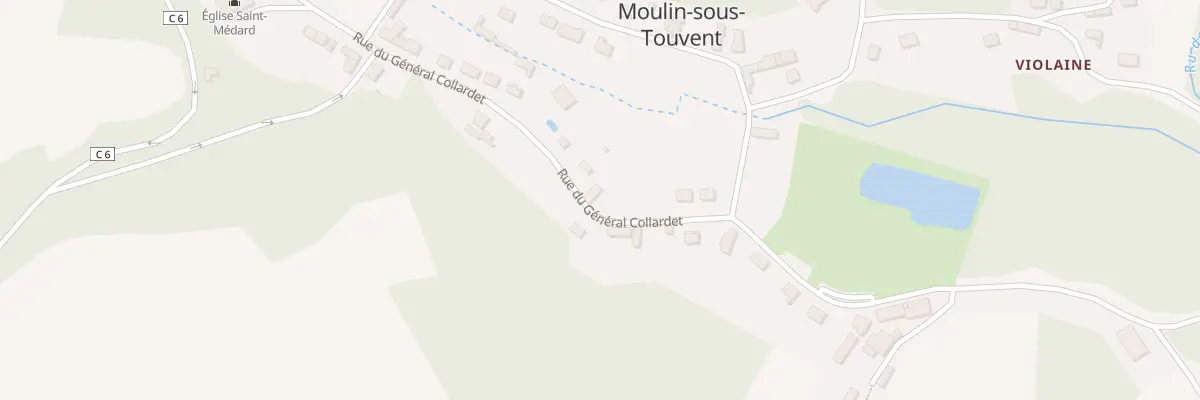 Plan du 38 Le Village à Moulin-sous-Touvent